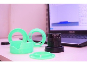 fujian 35 mm 17detachable lens hood camera 3d print model - Mito3D