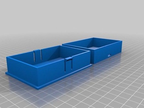 Haus Murmeln Kartenspiele-box angepasst 3d print model - Mito3D