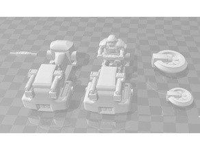 pdf hover motard des véhicules de la garde miniature les miniatures star wars légion 3d print model - Mito3D