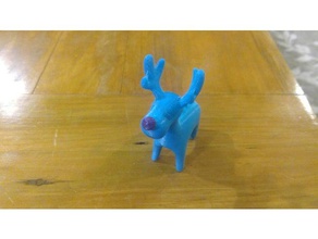 rudolf, a rena animais 3d print model - Mito3D