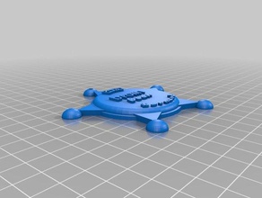 il mio personalizzato distintivo di sceriffo più v2-4 puntelli 3d print model - Mito3D