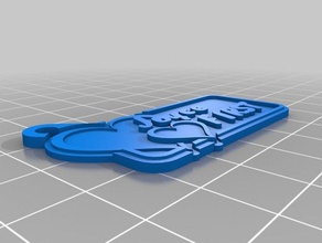 joyce primeiro keytag chaveiros personalizado 3d print model - Mito3D