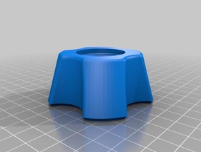 extra quick change universal spool holder 3d printer accessories filament hub 3d print model - Mito3D