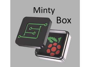 sudomod mintypi box Container altoids unten Fall cover gameboy null gbz Halter Deckel logo maker Teile raspberry pi stash storage basteln tinypi top Schmuck-box wermy 3d print model - Mito3D