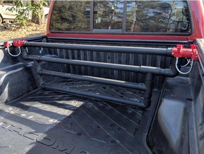 tacoma bed divider diy bedrail truck 3d print model - Mito3D
