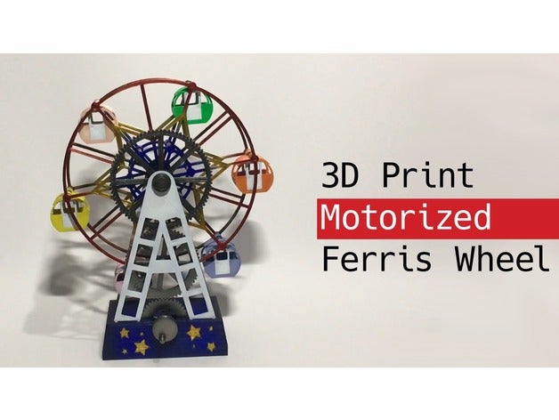 motorized ferris wheel toys games nsfw 3D print model - Mito3D