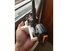 gopro mount baofeng uv-5r titolare mic slot l'elettronica per il montaggio gps kawasaki moto monta versys walkie-talkie 3d print model - Mito3D