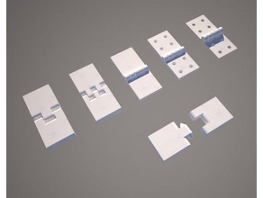 imprimir-en-lugar bisagras de trabajo conjunto archivo incluido diy pliegue plegable gire cantar la pieza herramienta 3d print model - Mito3D