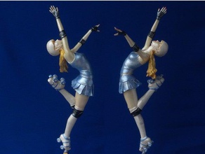 la victoire dance people body character female figurine girl lady maiden miniature person prize sculpture sport woman 3d print model - Mito3D