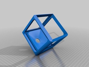 lithophane caixa abs amigável diy lanterna stand 3d print model - Mito3D