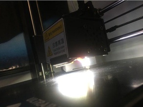supporto led 40x20 per anycubic i3 mega 3d printer accessories 12v light 3d print model - Mito3D