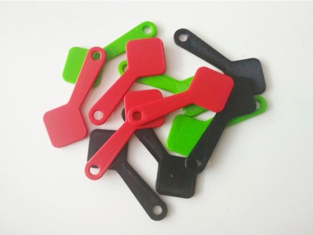 caddie jeton de porte-clés panier, pièce monnaie 3D print model - Mito3D