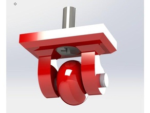 mini omniwheel robotics omni wheel 3d print model - Mito3D