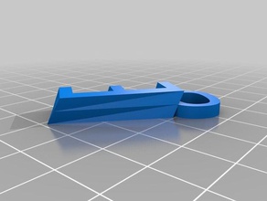 my customized iamburnys v2text name keyring keychains 3d print model - Mito3D