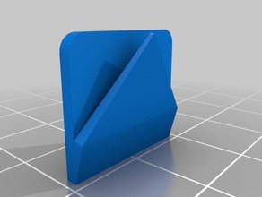 perfil baixo de parede gancho organização 3d print model - Mito3D