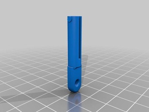miniblind turning rod cap replacement parts 3d print model - Mito3D