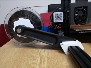 spool holder creality cr-10 3d printer accessories 3d print model - Mito3D
