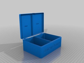 my battery hinged organization customized 3d print model - Mito3D