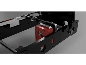anet a8 axis support dumper 3d printer parts upgrade y-axis 3d print model - Mito3D
