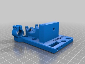 soporte e3dv6 printing mount e3d hotend v6 3d print model - Mito3D
