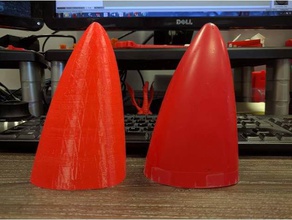 hobbyking t-45 nariz cone rc veículos 3d print model - Mito3D