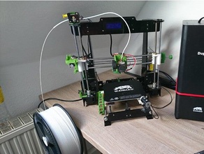 under desk spool holder 3d printer accessories filament mount part roller spindle 3d print model - Mito3D
