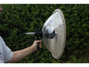 diy parabolic microphone audio field recording 3d print model - Mito3D