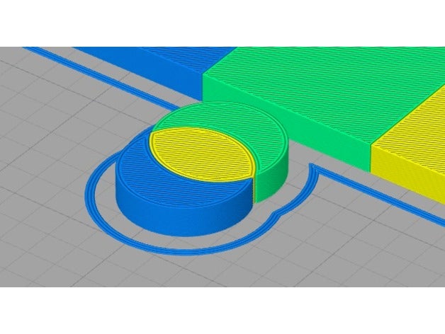 3 renk testi yazdırın 3d baskı 3D print model - Mito3D