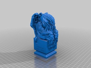 cthulhu loves you sculptures statue 3d print model - Mito3D