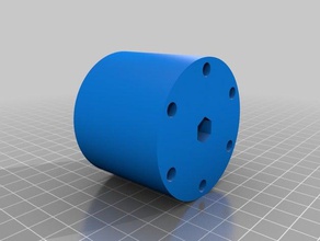 100mm nexus mecanum roda de inserção personalizada robótica 3d print model - Mito3D
