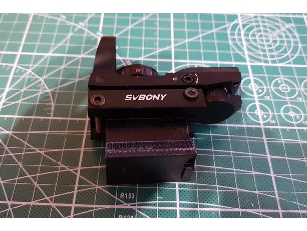 mounting bracket astronomy red green dot finder diy telescope reddotfinder 3D print model - Mito3D