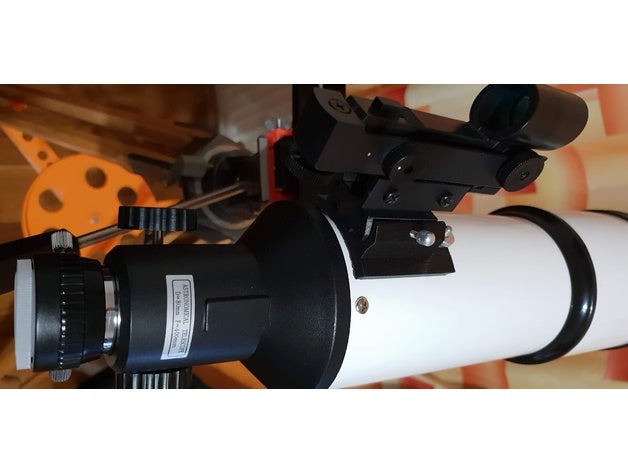 astronomia red dot finder titular refractor80400mm diy telescópio reddotfinder 3D print model - Mito3D