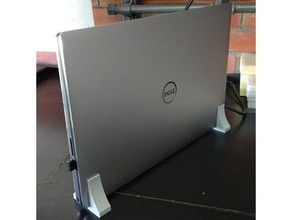 dell xps 15 9550 laptop stand verticale computer gli accessori del portatile piedistallo supporto della turbina di vento 3d print model - Mito3D