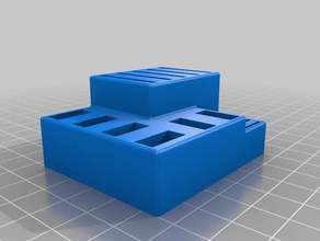 usb drive sd card micro-sd holder organization flash microsd 3d print model - Mito3D