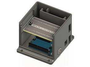 snap zusammen Fall arduino uno-adafruit 12 perma-proto board - Elektronik adafruit permaproto 3d print model - Mito3D