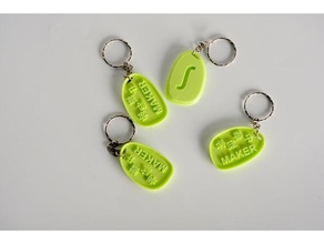 snapmakerchinese maker keychain keychains china chinesemaker 3d print model - Mito3D