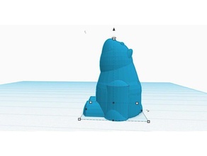 bear solid mold gummy 3d printing 3d print model - Mito3D