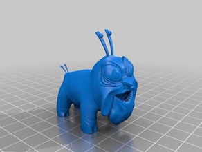 3below luug creatures creature dlp sla zbrush 3d print model - Mito3D