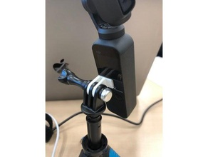osmopocket gopromount caméra 3d print model - Mito3D