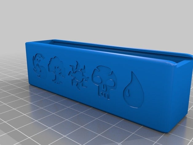 magia de coleta caixa tokens quebra-cabeças mtg 3D print model - Mito3D