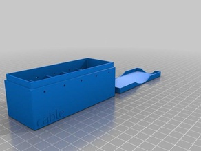 cable boxdispenser containers customized 3d print model - Mito3D