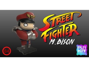 street fighter mbison toys games action figure collectible collection figurine miniature plakit purakito streetfighter toymaker 3d print model - Mito3D