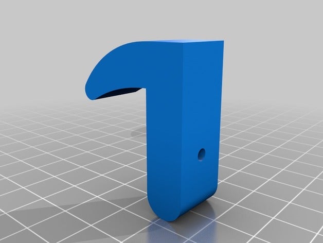 towel hook bathroom clothes 3D print model - Mito3D