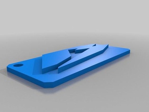 porte cl&eacutes beta de fábrica llavero logotipo la otros 3d print model - Mito3D