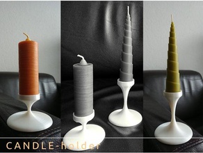 candle-holder decor candleholder candle holder 3d print model - Mito3D