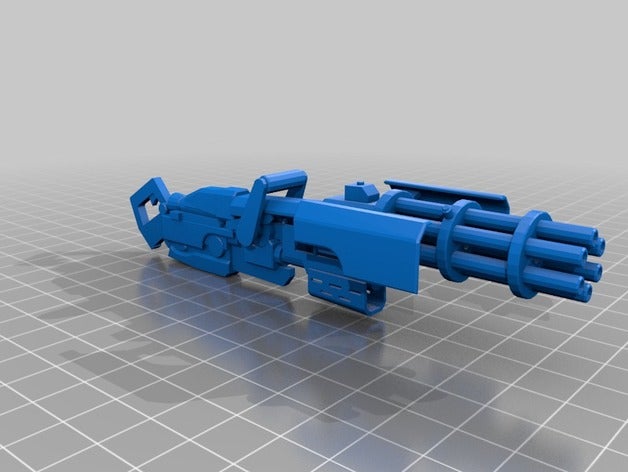 fortnite minigun models 3D print model - Mito3D