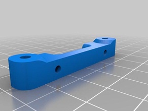 xpress xq1 2deg traseira do dedo pé-no bloco de suporte braço rc veículos 3d print model - Mito3D