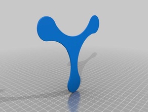 boomerang - Spielzeug Spiele Bumerang indoor Kinder 3d print model - Mito3D