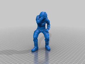 dark voyager skin hand signals emote fortnite model models 3d print model - Mito3D