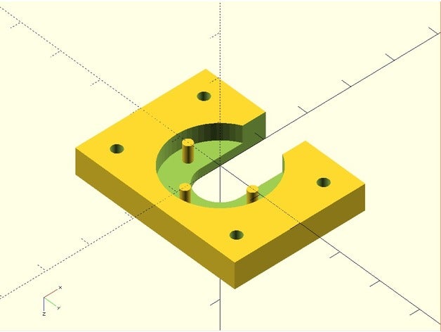 t8 nut mount zav max pro 3d printer parts 3D print model - Mito3D